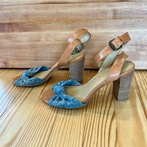 Splendid Denim Knotted Heels
